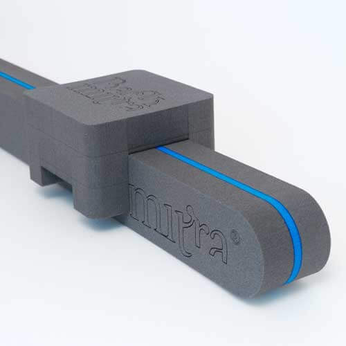 BackMitra Antraciet~Blauw + Kussen