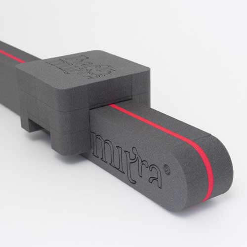 BackMitra Antraciet-Rood met Kussen Antraciet