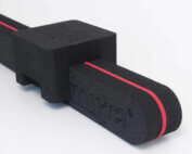 BackMitra Zwart-Rood met Kussen