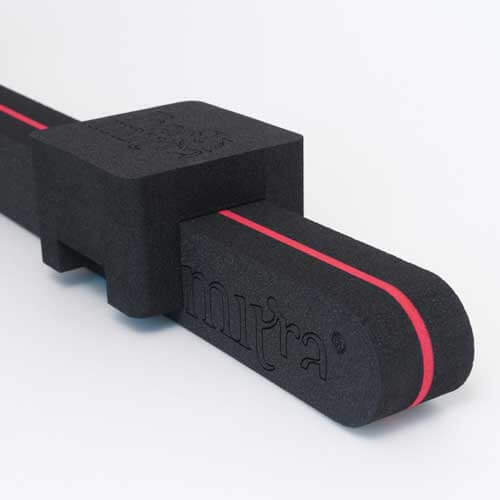 BackMitra Zwart-Rood met Kussen